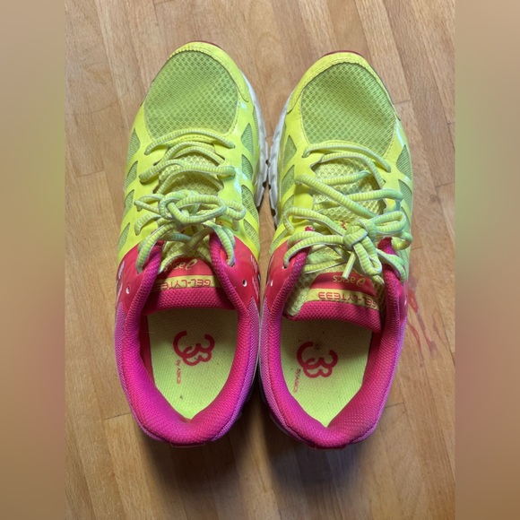 ASICS Gel-lyte33 running Shoes - Neon Yellow and Pink size 8 - Picture 8 of 13